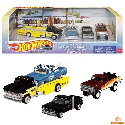 Hot Wheels 4 Pack Diorama Set P00014 – Horizon Hauler Pickup Set