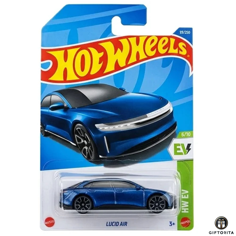 Hot Wheels Regular - Lucid Air - 6/10 & 59/250 - Blue
