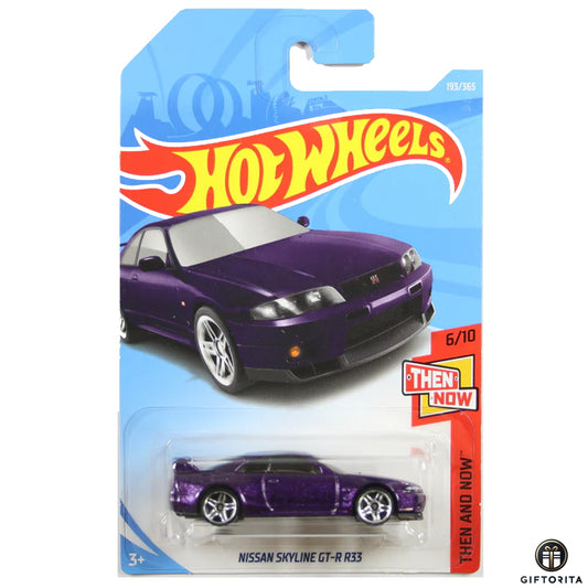 Hot Wheels Regular Nissan - Nissan Skyline GT-R R33 - 6/10 & 193/365 - Purple
