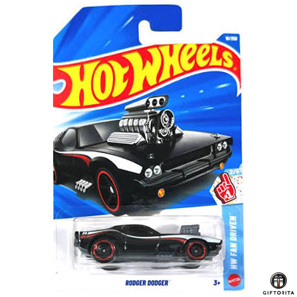 Hot Wheels Regular - Rodger Dodger - 2/5 & 19/250 - Black