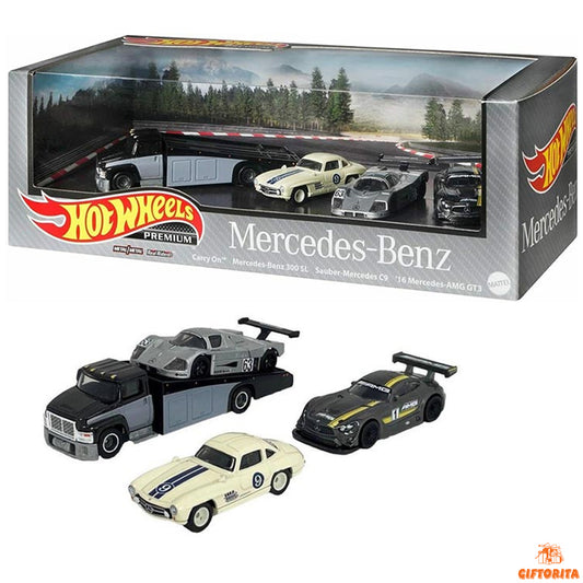 Hot Wheels 4 Pack Diorama Set P00014 – MERCEDES – BENZ SET OF 4