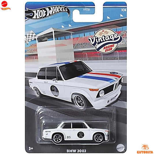 Hot Wheels Regular BMW - Vintage Racing Club – BMW 2002 – 3/6 – White