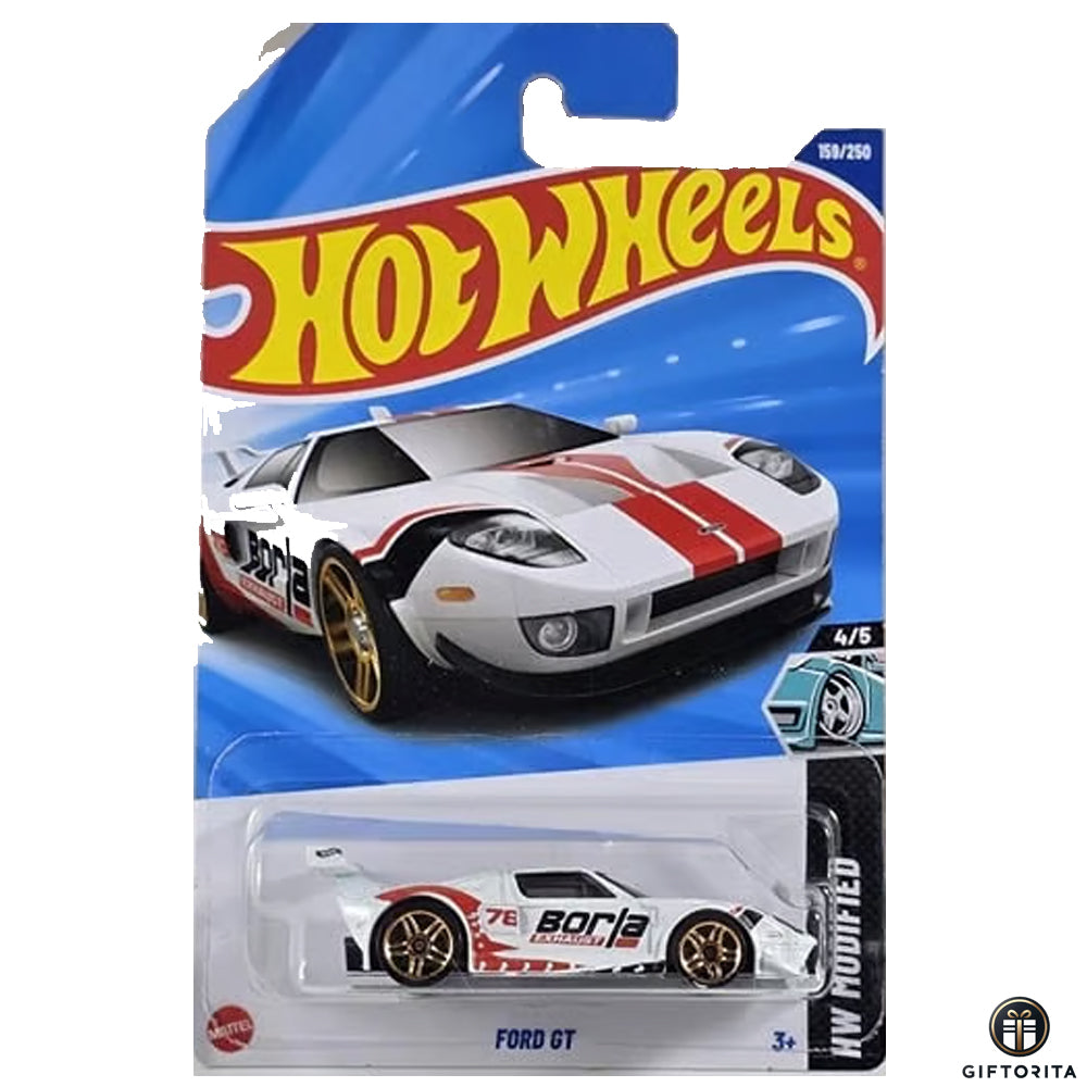 Hot Wheels Regular - Ford GT 4/5 & 159/250 - 4/5 & 159/250 - White