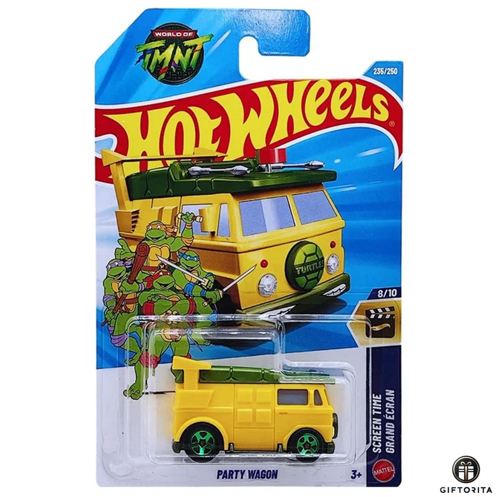Hot Wheels Regular - Party Wagon -  8/10 & 235/250 - Yellow