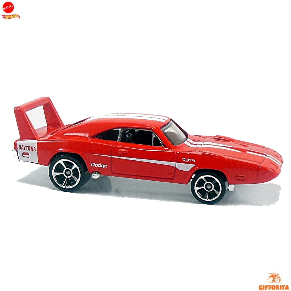 Hot Wheels Regular (LOOSE) P01211- 69 Dodge Charger Daytona – 234/250 – Red White Liner (CARD AVAILABLE)