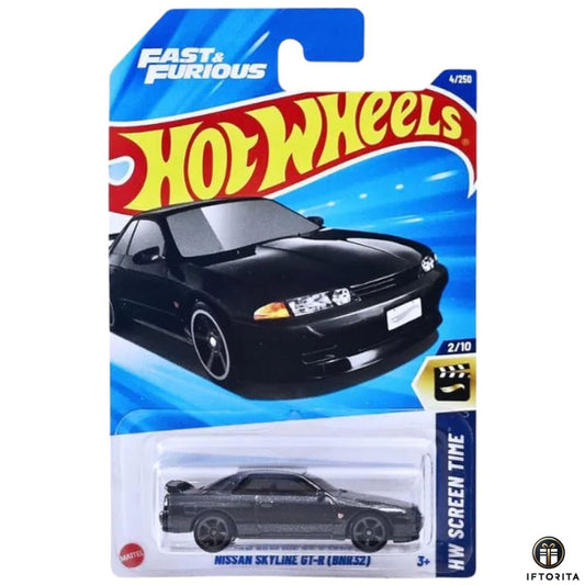 Hot Wheels Regular – Nissan Skyline GT -R (BNR32) - Black