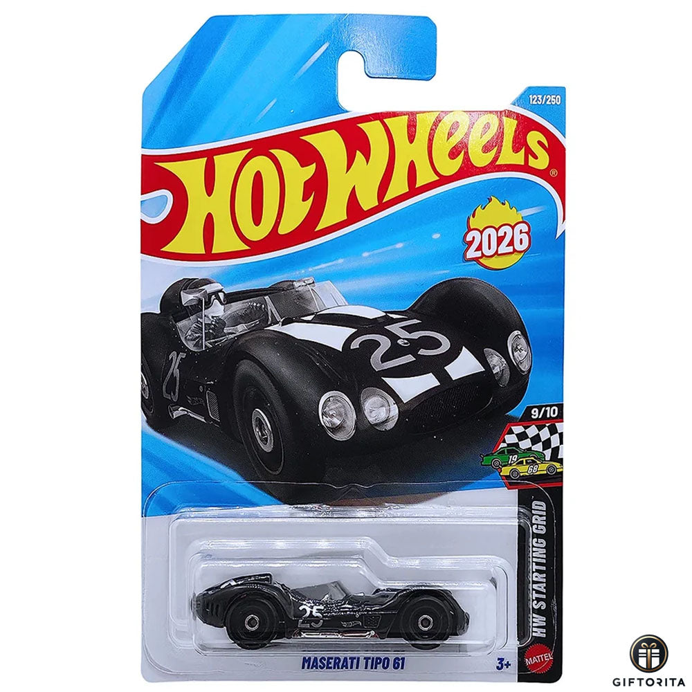 Hot Wheels Regular - Maserati TIPO 61 -9/10 & 123/250 - Black