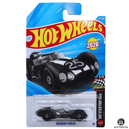 Hot Wheels Regular - Maserati TIPO 61 - 9/10 & 123/250 - Black