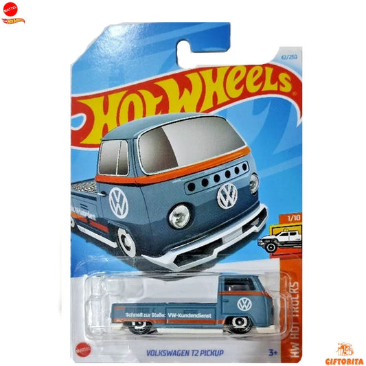 Hot Wheels Regular – VOLKSWAGEN T2 PICKUP – 1/10 & 42/250 – Matte Gray