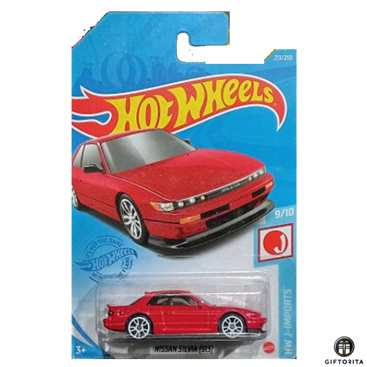 Hot Wheels Regular Nissan - Nissan Silvia [S13] - 9/10 & 312/250 - Red