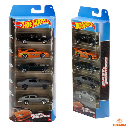 Hot Wheels 5 Pack (P00979) – Fast and Furious 5 Pack