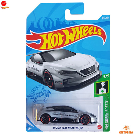 Hot Wheels Regular Nissan 1 – Nissan Leaf Nismo RC 02 – 5/5 & 217/250 – Silver