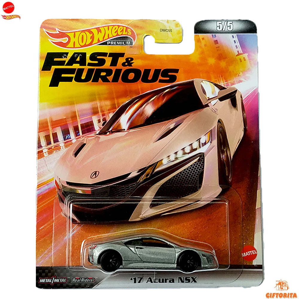 Hot Wheels Premium Single 1 – Fast & Furious – 17 Acura NSX – 5/5 – Silver