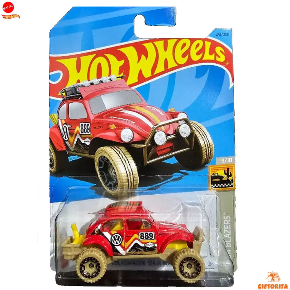 Hot Wheels Regular – Treasure Hunt – Volkswagen Baja Bug – 9/10 & 241/250 – Red