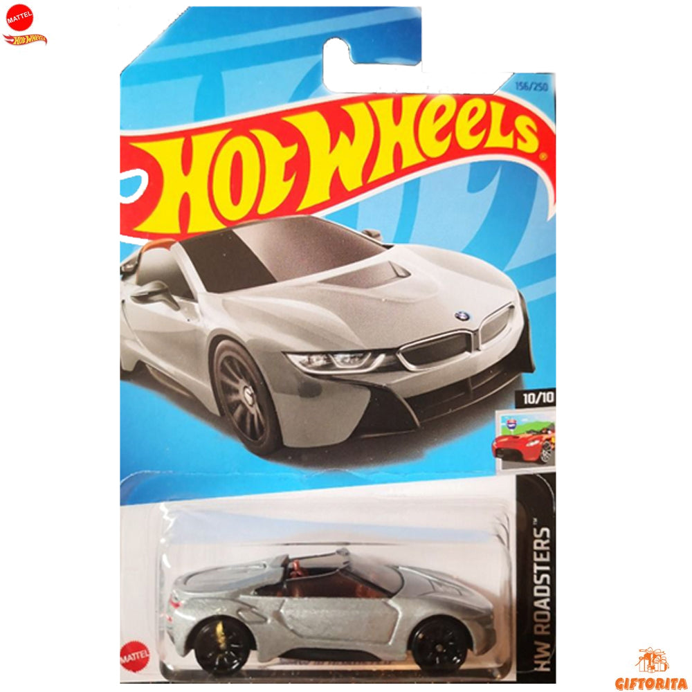 Hot Wheels Regular BMW -  BMW i8 Roadstar 10/10 & 156/250 – Silver