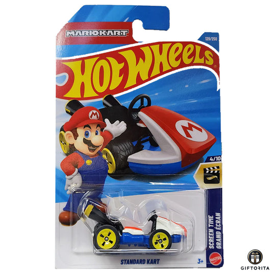 Hot Wheels Regular - Standard Kart - 4/10 & 129/250-Blue&Red