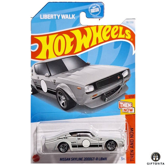 Hot Wheels Regular  – Nissan skyline 200GT-R LBWK – 1/10 & 191/250 - Gray
