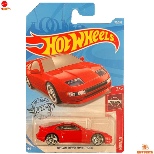 Hot Wheels Regular Nissan 1 – Nissan 300ZX Twin Turbo – 3/5 & 110/250 - Red