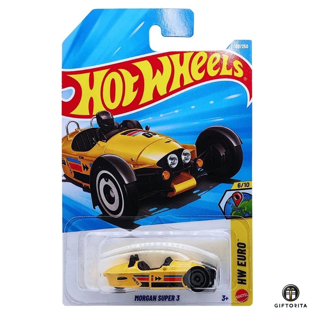 Hot Wheels Regular - Morgen Super 3 - 6/10 & 138/250 - Yellow