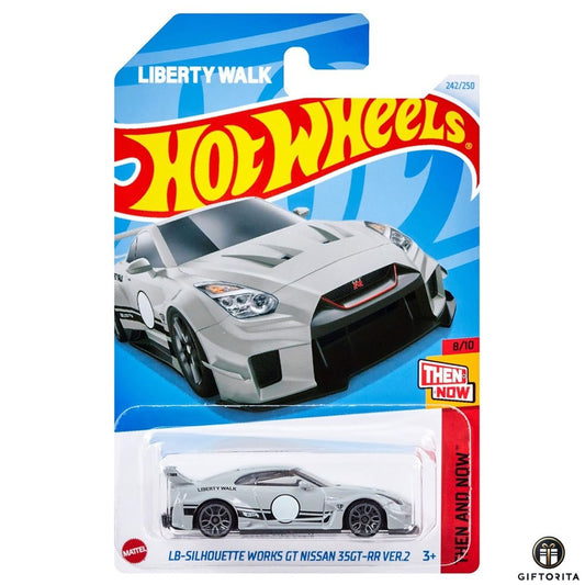 Hot Wheels Regular Nissan 2 – LB-Silhouette Works GT Nissan 35GT-RR Ver.2 – 8/10 & 242/250 – Gray