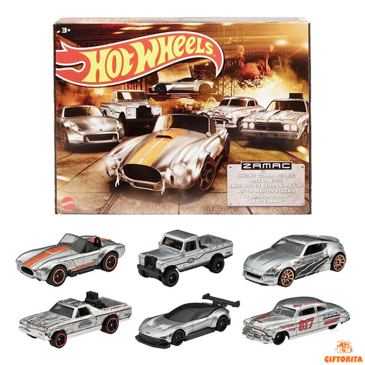 Hot Wheels Gift Pack P01157 – Hot Wheels Zamac Set 6 Multipack Hudson Hornet