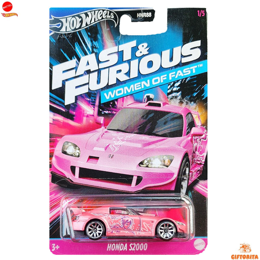 Hot Wheels Regular 1  – Fast &Furious  –  Women Of Fast – Honda S2000 – 1/5 – Pink