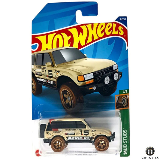 Hot Wheels Regular Toyota 2 - Toyota Land Cruiser 80- 2/5 & 91/250 – Brown