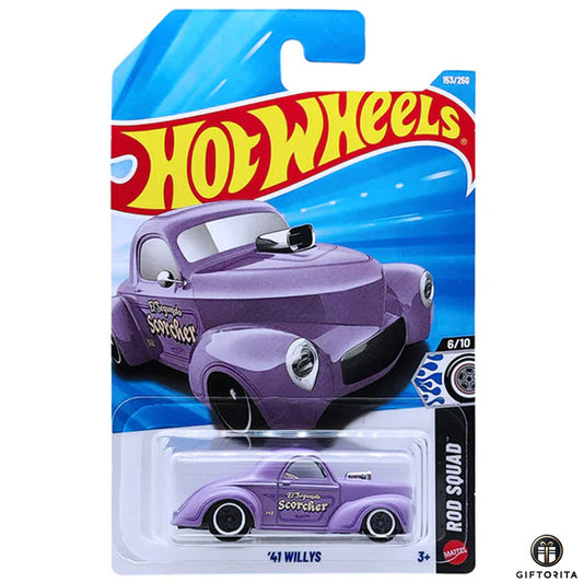 Hot Wheels Regular - 41 Willys - 6/10 & 153/250 - Purple