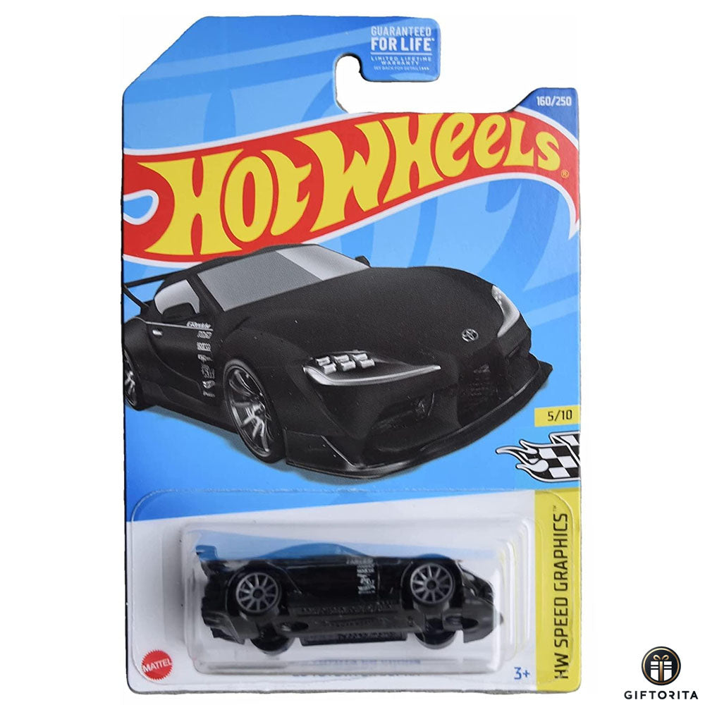 Hot Wheels Regular - 20 Toyota GR Supra - 5/10 & 160/250 - Black