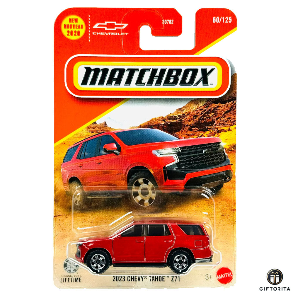 Matchbox Regular Card (P00015) - 2023 Chevy Tahoe Z71 - 60/125 - Red