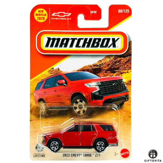 Matchbox Regular Card-1 (P00015) - 2023 Chevy Tahoe Z71 - 60/125 - Red
