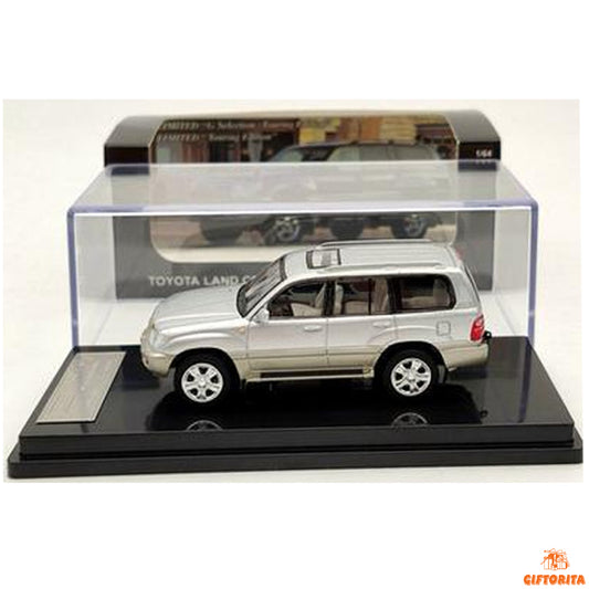 HIKASI 1:64 Die Cast (P00053) – Toyota Land Cruiser LC100 – Silver