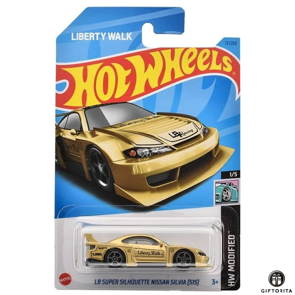 Hot Wheels Regular Nissan - LB Super Silhouette NIssan Silvia [S15] - 1/5 & 17/250 - Golden
