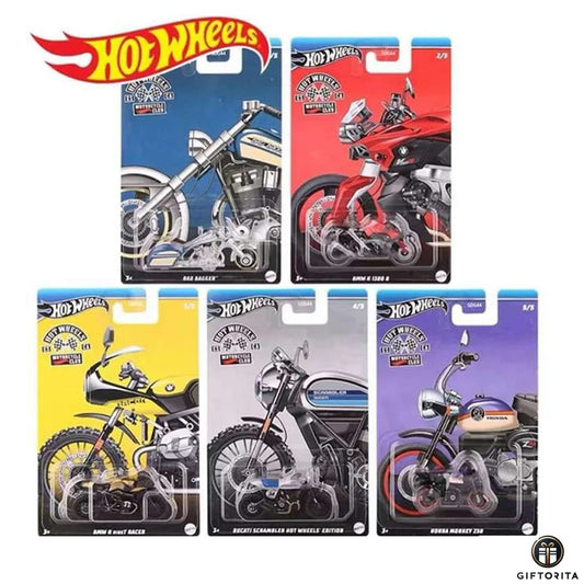 Hot Wheels Motorcycle Club Sets of 5 (P01652)