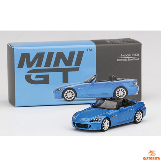 MINI GT 1:64 Die Cast # 287 – Honda S2000 Bermuda Blue Pearl