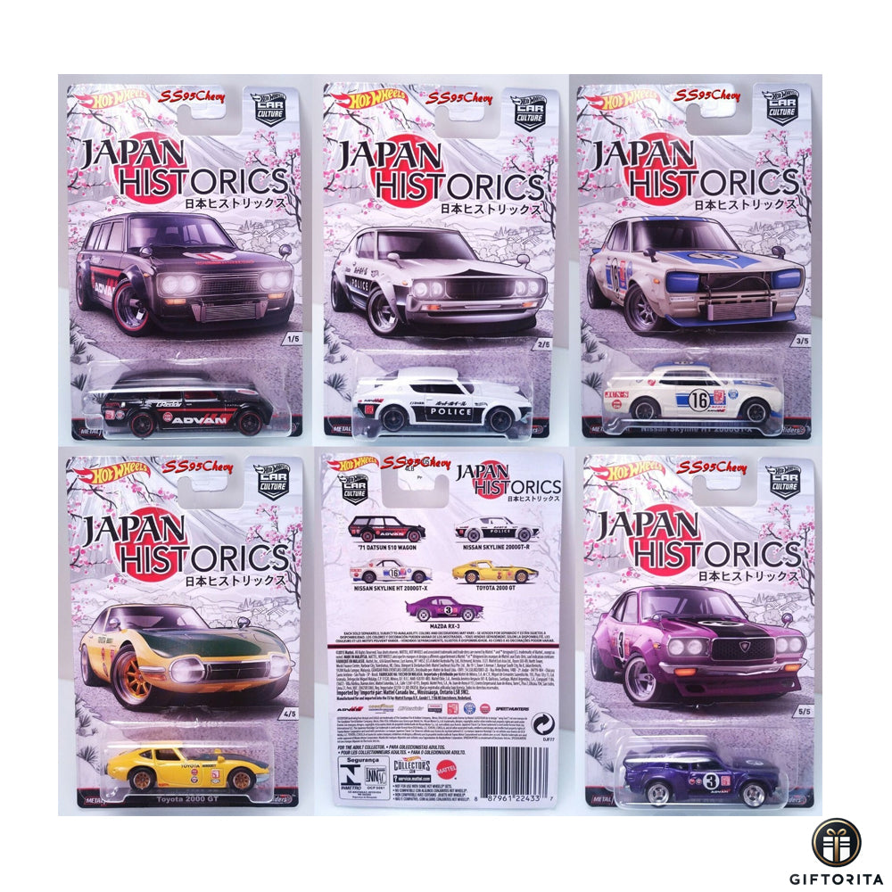 Pre-Order - 2016 Hot Wheels Car Culture Japan Historics Series 1