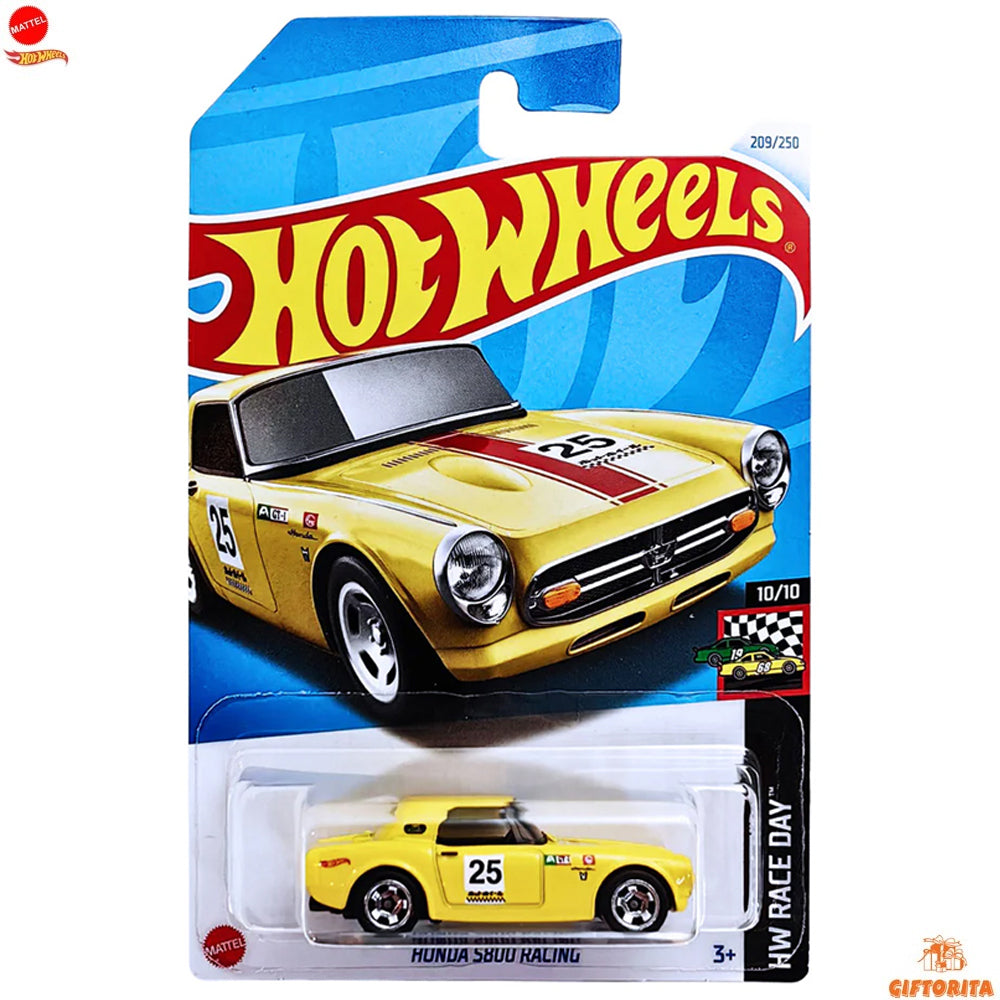 Hot Wheels Regular – Honda S800 Racing – 10/10 & 209/250 – Yellow