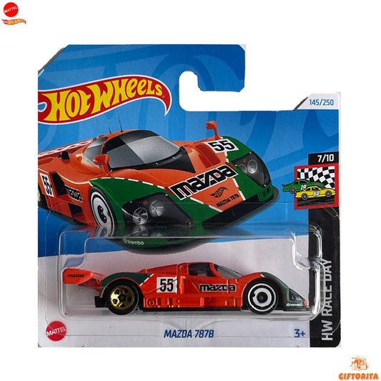 Hot Wheels Regular Short Card – Mazda 787B – 7/10 & 145/250