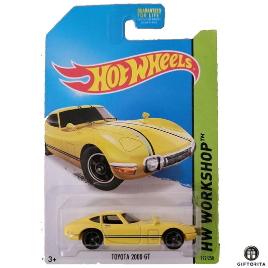 Hot Wheels Regular Toyota - Toyota 2000 GT - 192/250 - Yellow