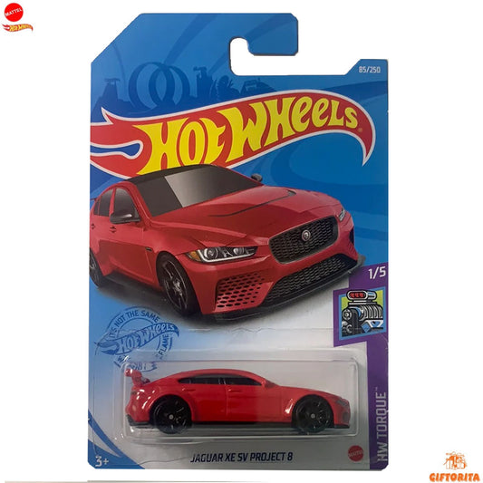 Hot Wheels Regular – Jaguare XE SV Project 8 -  1/5 & 85/250 - Red