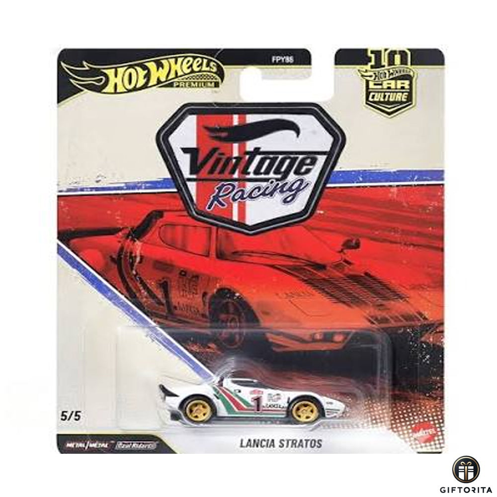 Hot Wheels Premium Single - Car Culture # Vintage Racing- Lancia Strat ...