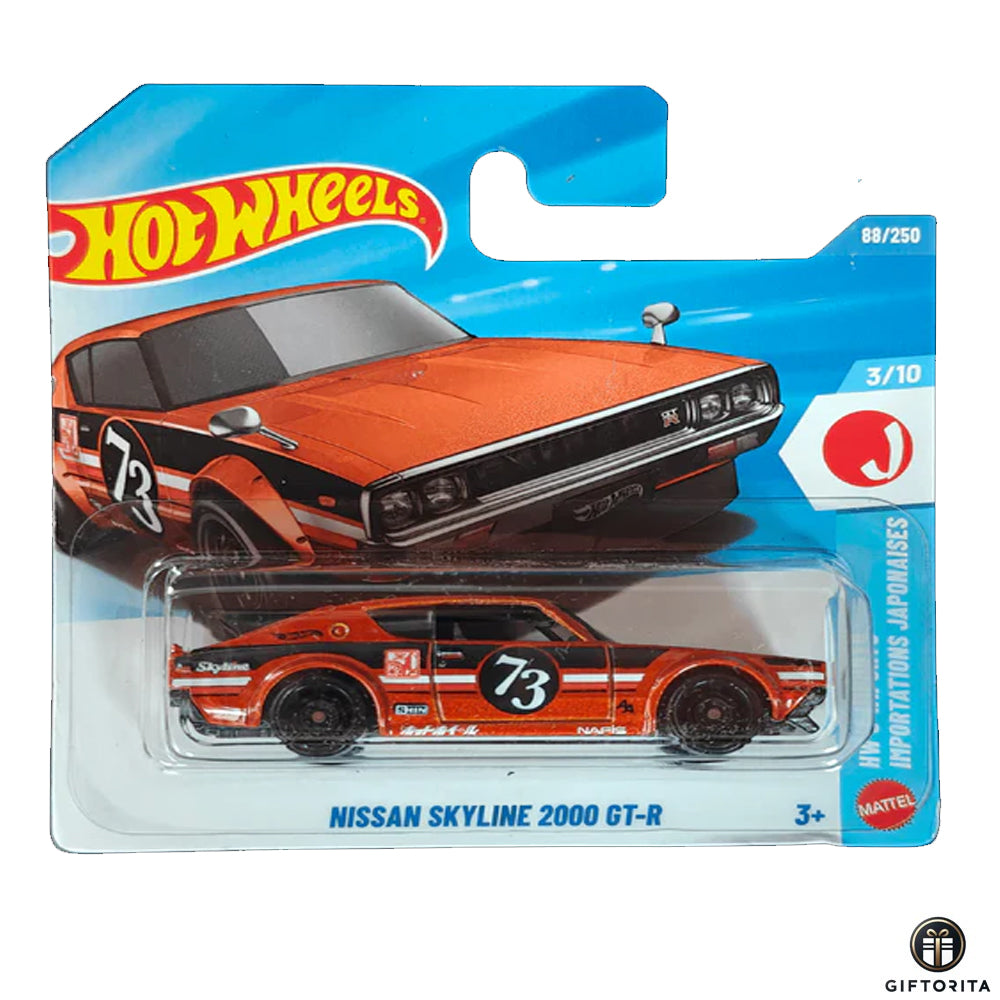 Hot Wheels Regular Short Card –NISSAN SKYLINE 2000 GT-R 3/10&88/250
