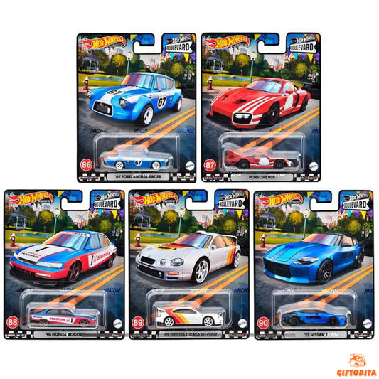 Hot Wheels 2023 PREMIUM Boulevard Set of 5 Car, 86 – 90 (P01290)