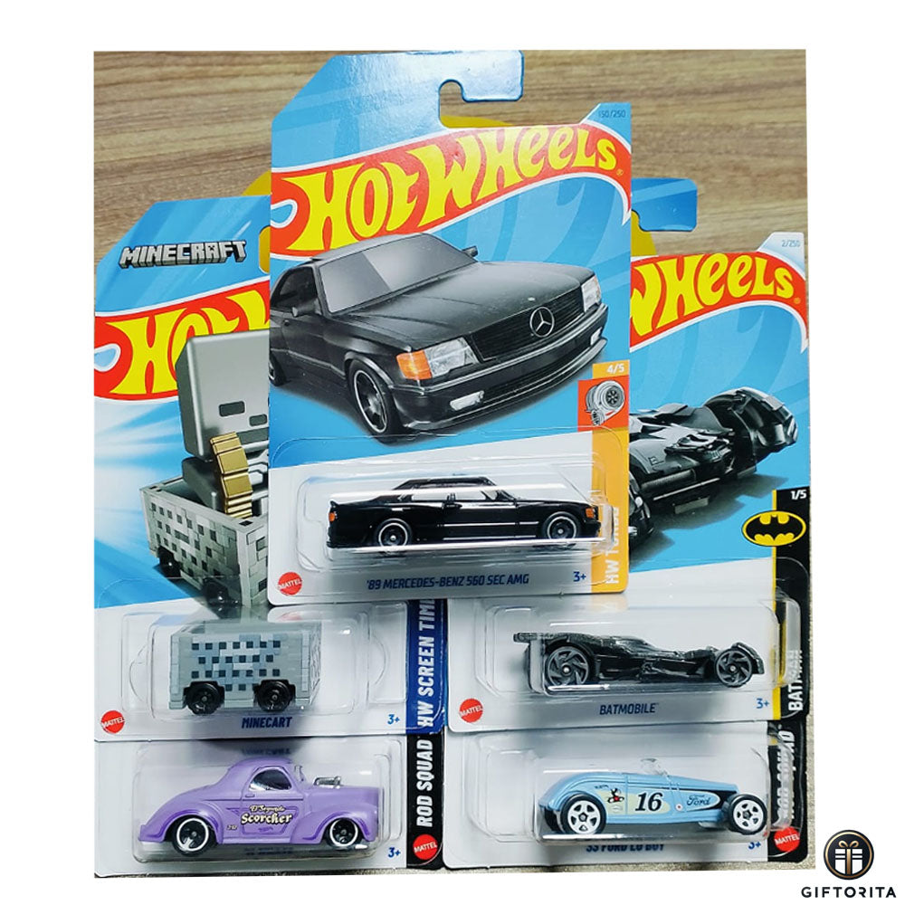 Hot Wheels Regular Set OF 5 Cars # 3