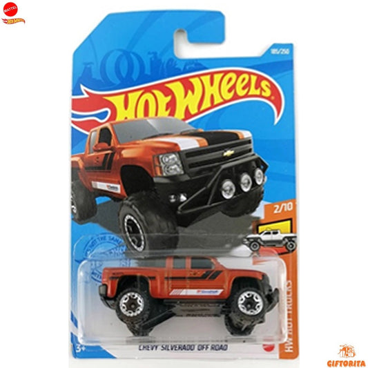 Hot Wheels Regular – Chevy Silverdo Off Road -2/10 & 185/250 – Orange