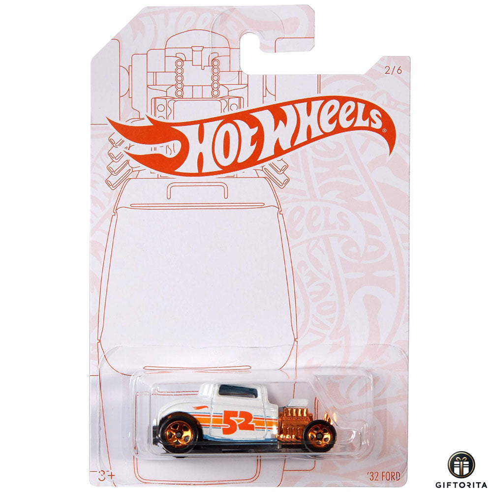 Hot Wheels Regular - 32 Ford - 2/6 - White