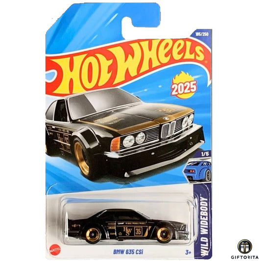 Hot Wheels Regular - BMW 635 CSi Black - 1/5 & 185/250 - Black