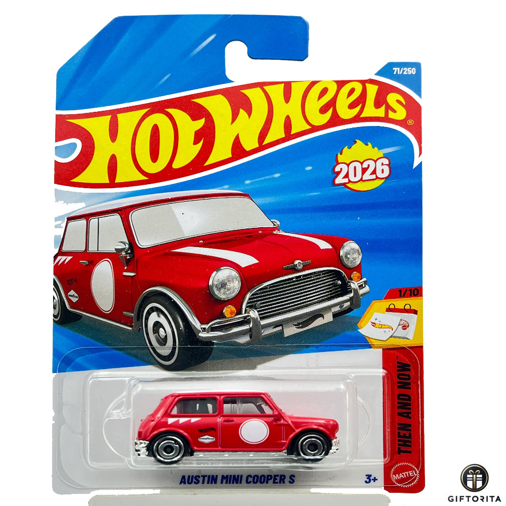 Hot wheels regular Austin mini cooper`s 1/10&71250