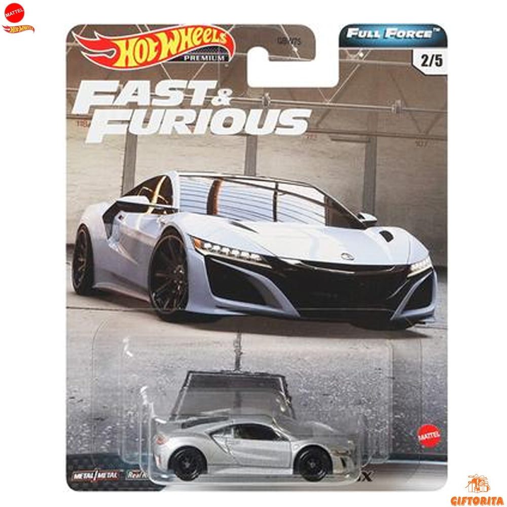 Hot Wheels Premium Single 1 – Full Force – 17 Acura NSX – 2/5 – Silver