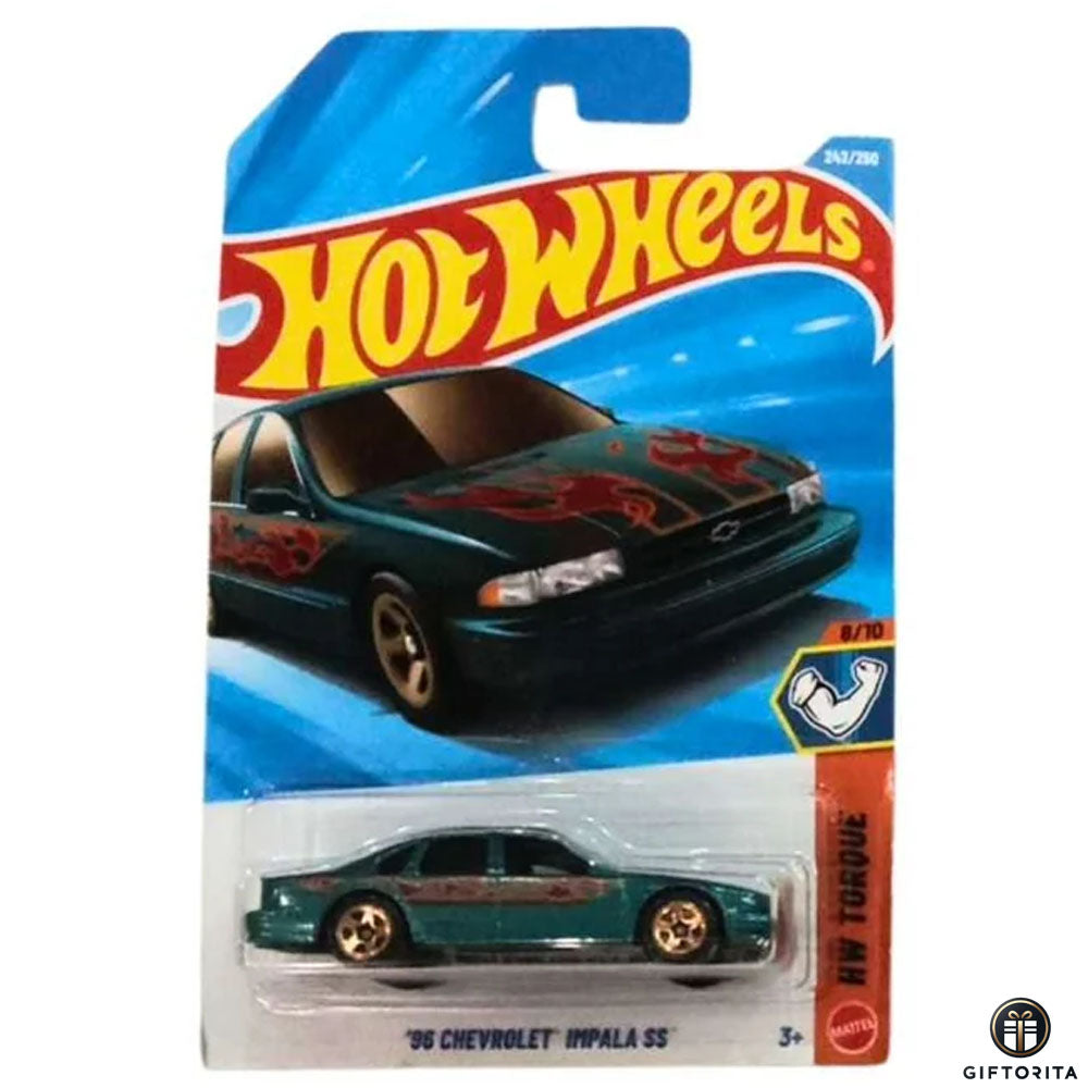 Hot Wheels Regular - 96 Chevrolet Impala SS - 8/10 & 242/250 - Pastal